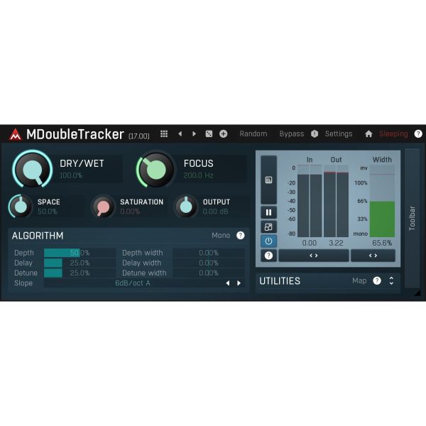 Melda MDoubleTracker - natürlicher Stereo-Expander für Doubletracking - Download