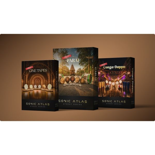 Pitch Innovations Tapes of India Bundle (3 Packs) - drei indische Folk-Percussion-Kits für Sonic Atlas - Download
