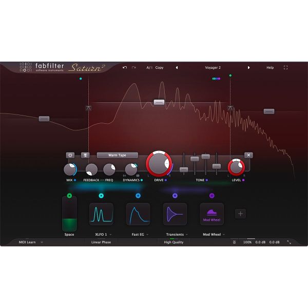 FabFilter Saturn 2 - Multiband-Sättigung - Download