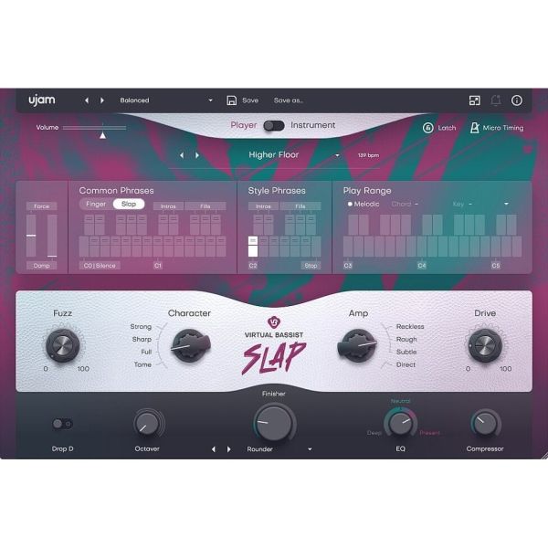 UJAM SLAP - virtueller E-Bassist für Slap- und Fingerspiel - Download