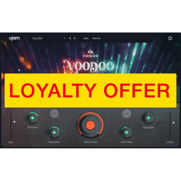 UJAM VOODOO Loyalty Offer - Multi-Effekt-Plug-in für Gitarren, Keys und Vocals - Download