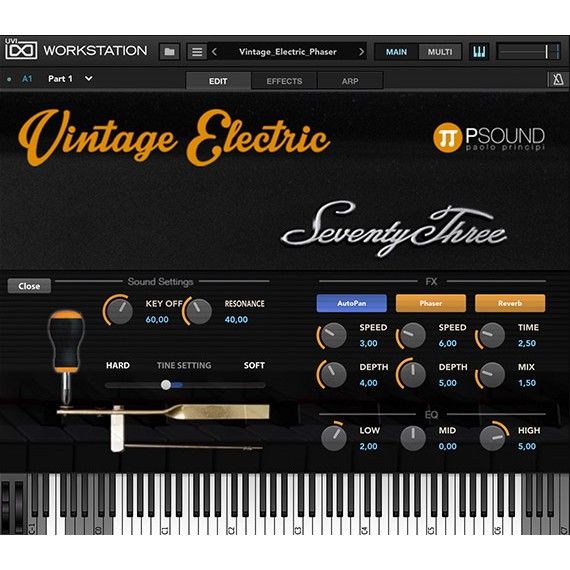 PSound Vintage Electric - E-Piano nach dem Fender Rhodes Mark I von 1976 - Download