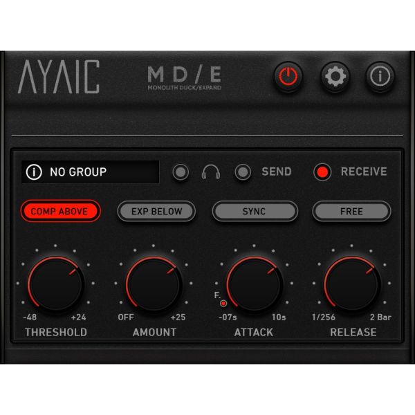 AyaicWare MD/E - Plug-in für hart begrenztes Ducking und Expandieren in Gruppen - Download