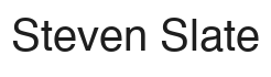 Steven Slate