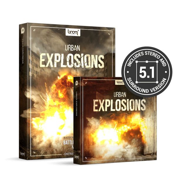 Boom Urban Explosions BUNDLE - Soundeffekt-Bundle mit Explosionen in urbaner Umgebung - Download