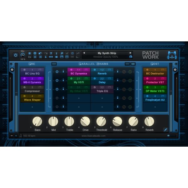 Blue Cat Patchwork - Plug-in-Patchbay und Multieffekt - Download