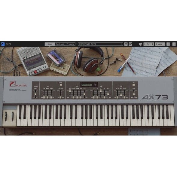 Martinic AX73 - modellierter analoger Synthesizer der 80er-Jahre - Download