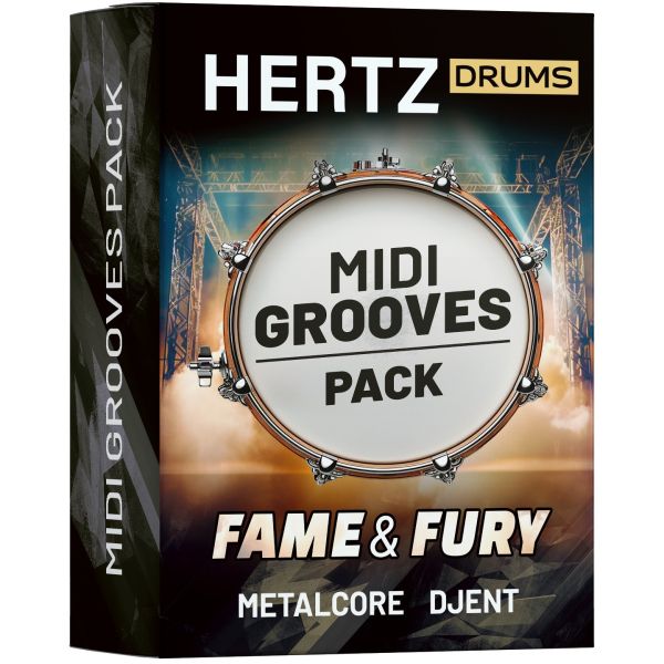 Hertz Fame & Fury MIDI Grooves - Metalcore- und Djent-MIDI-Grooves für Hertz Drums 2 - Download
