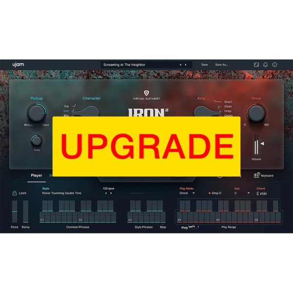 UJAM Upgrade IRON 2 - virtueller Rockgitarrist für Besitzer der Vorversion - Download