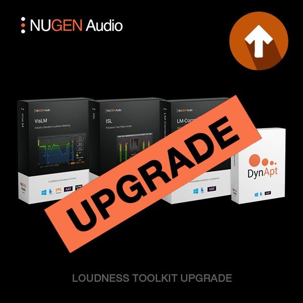 NUGEN Loudness Toolkit 2 UPG - Upgrade des Bundles für Lautheitsmessung und -korrektur - Download