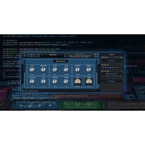Blue Cat PlugNScript - Skript-Plug-in für eigene Effekte und Instrumente - Download