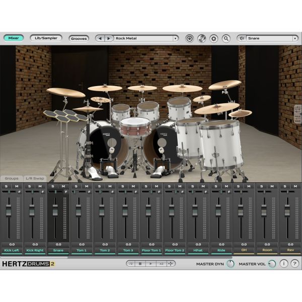 Hertz White Pack - Erweiterung mit straffem Drum-Kit für Hertz Drums - Download