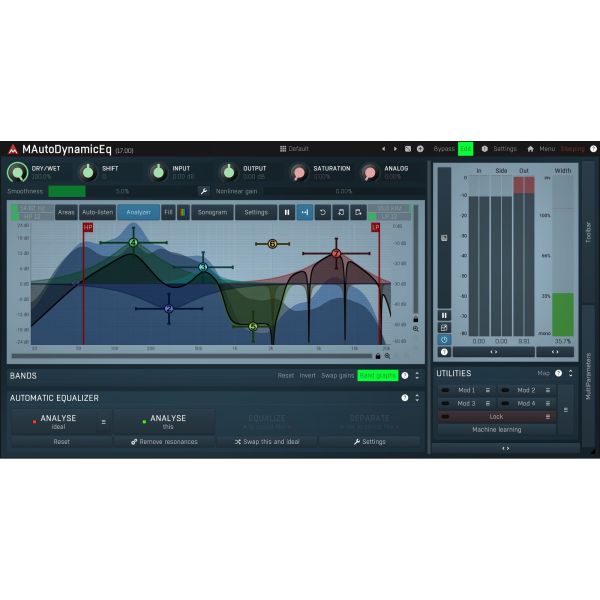 Melda MAutoDynamicEq - dynamischer Equalizer mit automatischer Entzerrung - Download