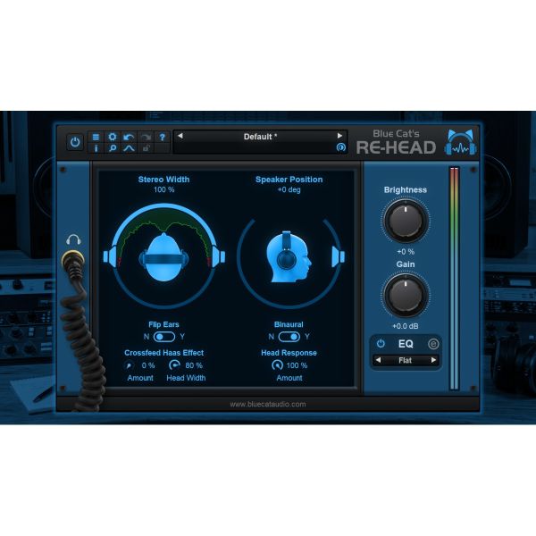 Blue Cat Re-Head - Kopfhörer-Plug-in mit Head-Response-Modell - Download