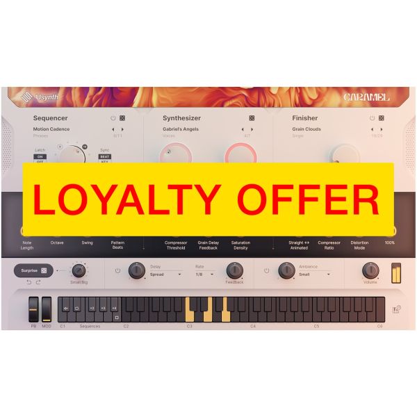 UJAM CARAMEL Loyalty Offer - Synthesizer für üppige Pads und Ambient-Klanglandschaften - Download