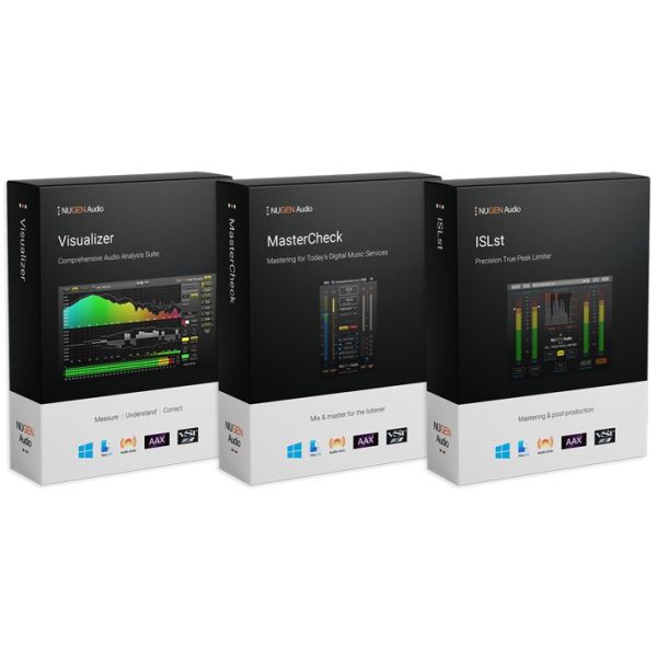 NUGEN Modern Mastering Bundle - Mastering-Bundle mit MasterCheck, ISLst und Visualizer - Download