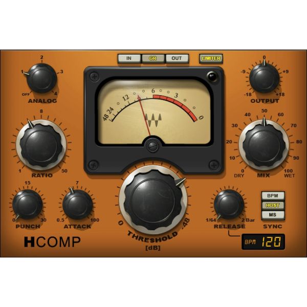 Waves H-Comp Hybrid Compressor - Hybrid-Kompressor mit analogem Charakter - Download