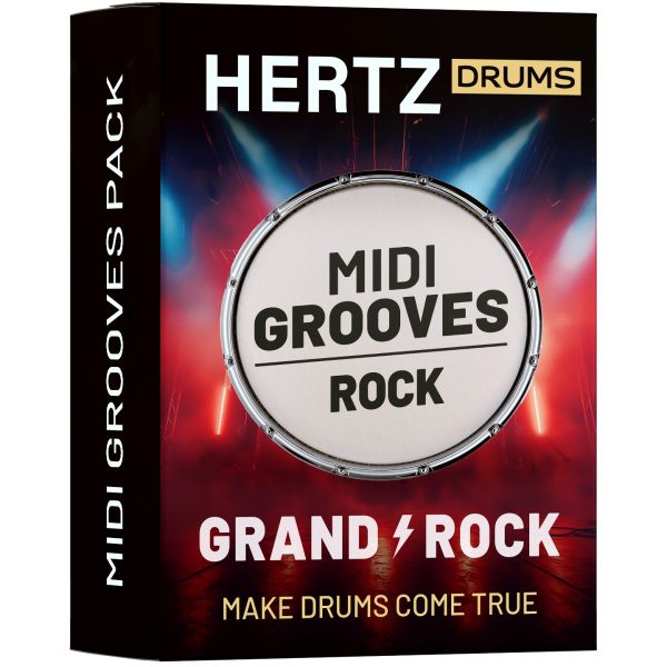 Hertz Grand Rock MIDI Grooves - Rock-MIDI-Grooves für Hertz Drums 2 - Download