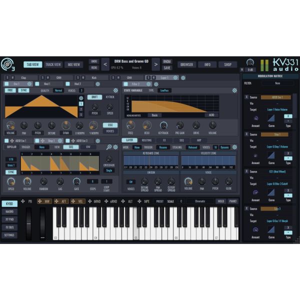 KV331 SynthMaster 3 - modularer Software-Synthesizer - Download
