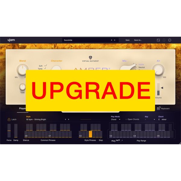 UJAM Upgrade AMBER 2 - virtueller Akustikgitarrist für Besitzer der Vorversion - Download