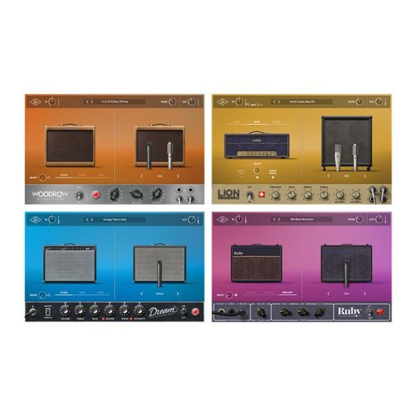 Universal Audio UAD Guitar Amp Bundle V2 - vier UA-Gitarrenverstärker - Download