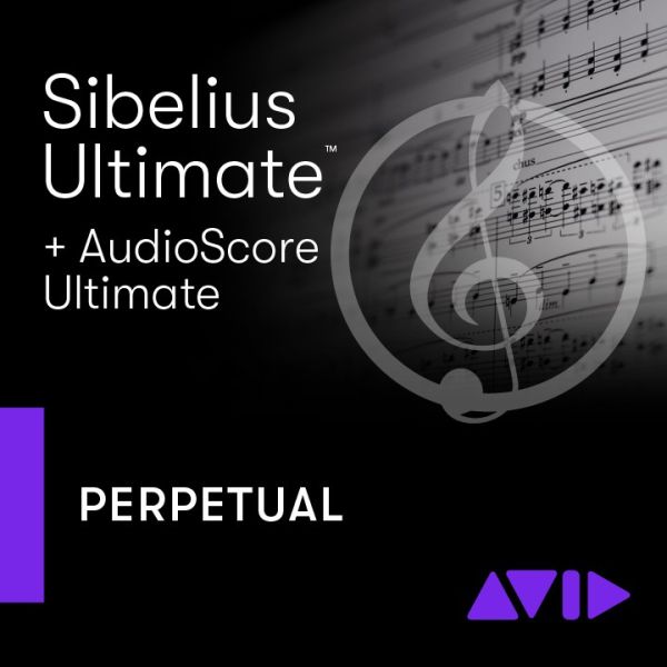 Avid Sibelius Ultimate Perpetual AudioScore - professionelle Notation mit unbegrenzten Notenzeilen - Download