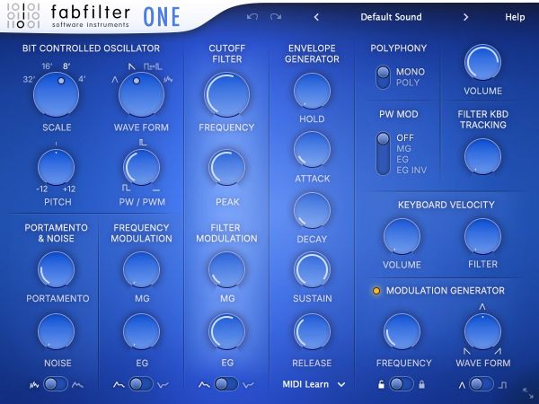 FabFilter One - Synthesizer - Download