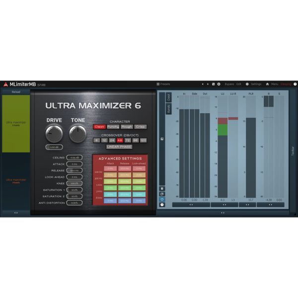 Melda MLimiterMB - Multiband-Limiter und Maximizer - Download