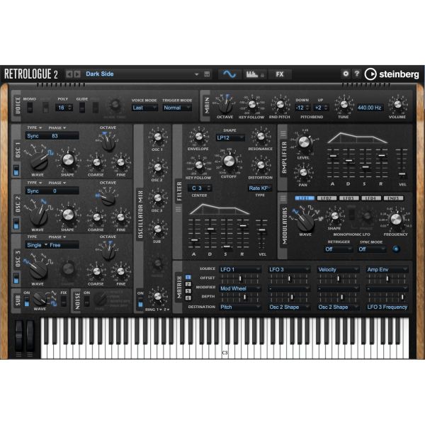 Steinberg Retrologue 2 - virtuell-analoger Synthesizer - Download
