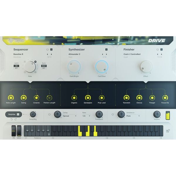 UJAM DRIVE - Synthesizer für energiegeladene Electronica und House - Download