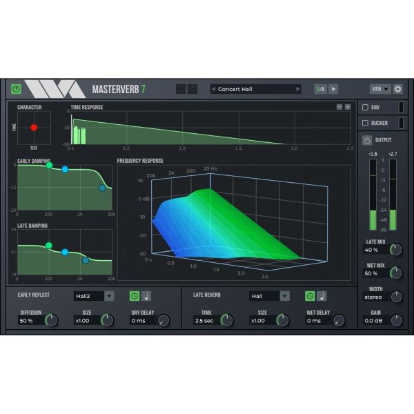 Wave Arts MasterVerb 7 - Hall-Plug-in mit Hall- und Plate-Algorithmus - Download