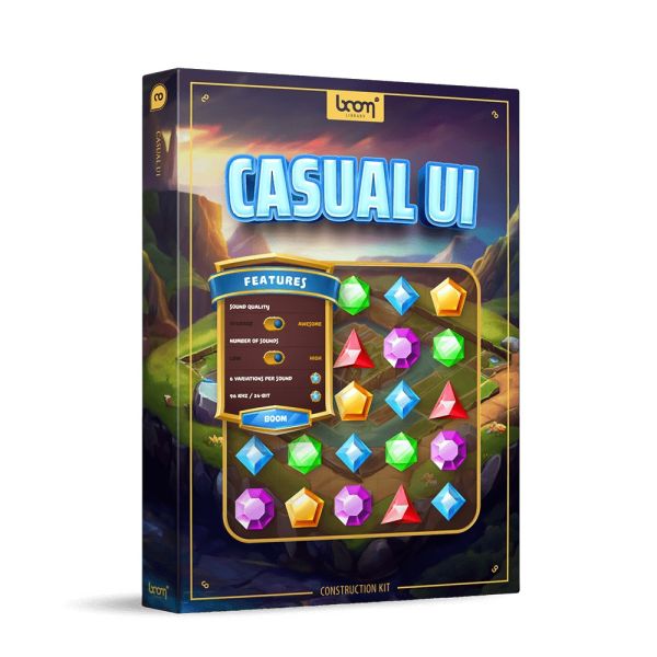Boom Casual UI CK - Construction Kit mit UI-Sounds für Casual Games - Download