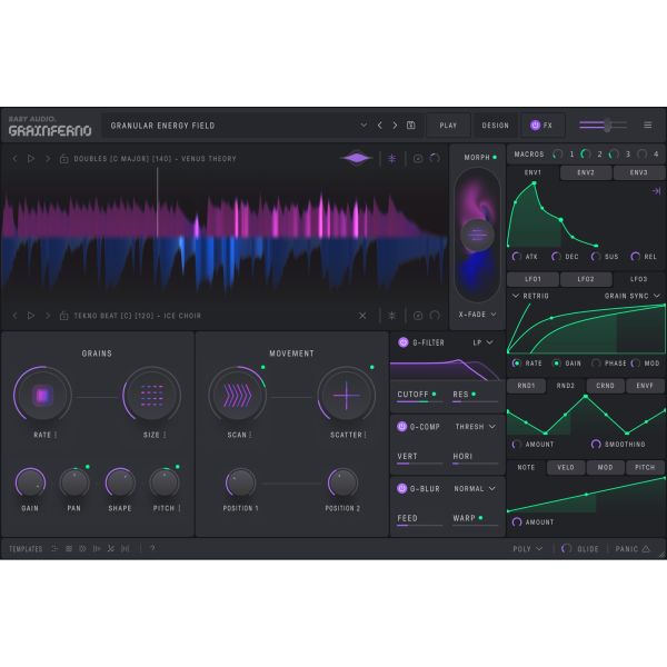 Baby Audio Grainferno - granularer Synthesizer - Download