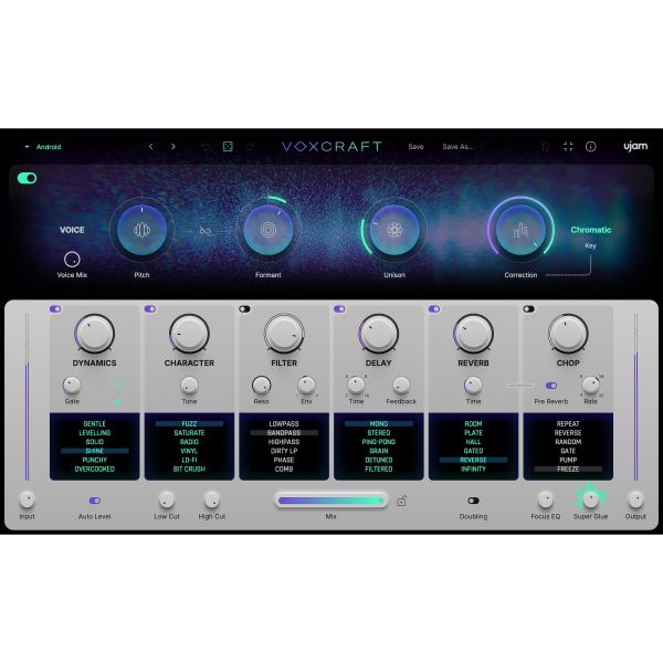 UJAM VOXCRAFT - Vocal-Prozessor für Tonhöhe, Formanten und Textur - Download