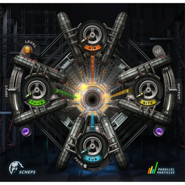 Waves Scheps Parallel Particles - Parallelbearbeitung mit vier Reglern - Download
