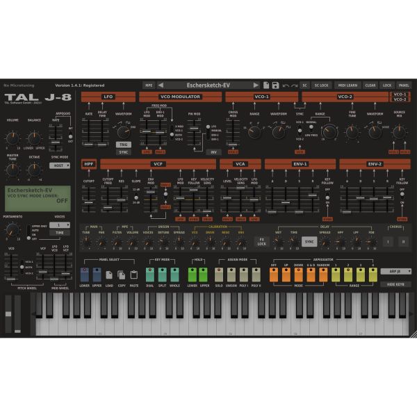 TAL J-8 Jupiter 8 - Synthesizer-Emulation des Jupiter 8 - Download