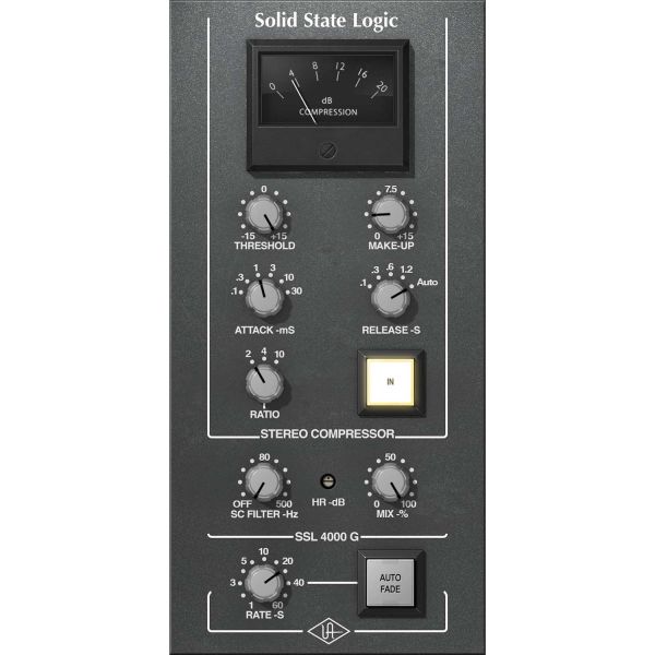 Universal Audio UAD SSL 4000 G Bus Compressor - SSL-Bus-Kompressor - Download