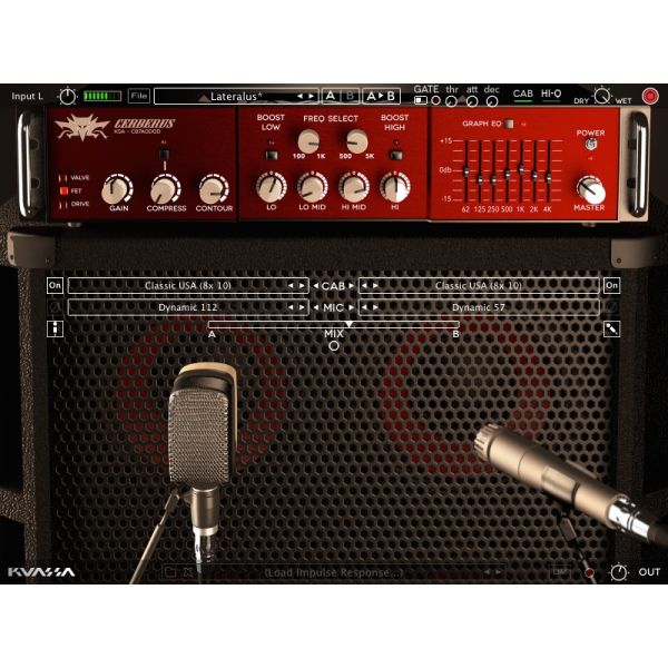 Kuassa Cerberus Bass Amp - Bassverstärker-Simulation mit drei Amp-Typen - Download
