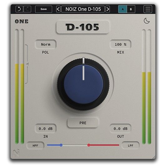 Kit Plugins NOIZ One D-105 - Preamp-Sättigungs-Plug-in - Download