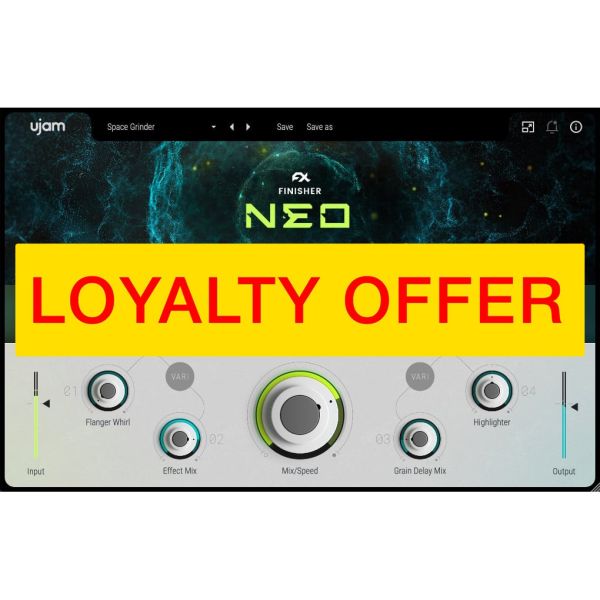 UJAM NEO Loyalty Offer - futuristisches Multi-Effekt-Plug-in für moderne Texturen - Download