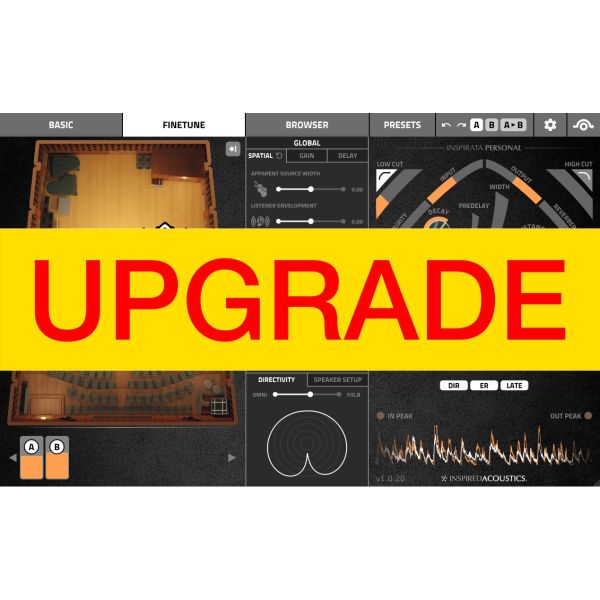 Inspired Acoustics Inspirata Lite > Personal UPG - Hall-Workstation, Upgrade von Lite auf Personal - Download
