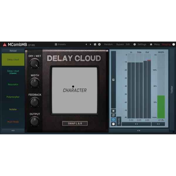 Melda MCombMB - Multiband-Kammfilter für bewegte Klangtexturen - Download