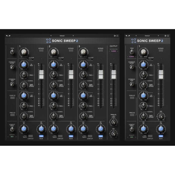 Re-Style Sonic Sweep 2 - Konsolen-Kanalzug mit drei Kanälen im 8-Bus-Stil - Download