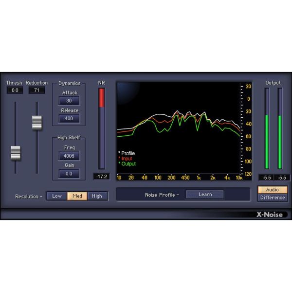 Waves X-Noise - Breitband-Rauschunterdrückung - Download