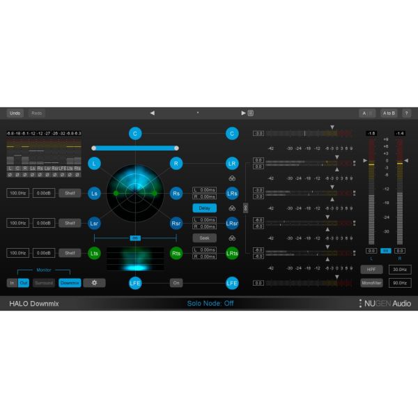 NUGEN Halo Downmix - präziser Downmix von Surround auf Stereo - Download