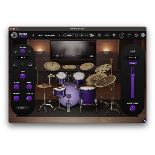 Modalics MINDst Drums - Drum-Sampler mit DW-Custom-Kit - Download