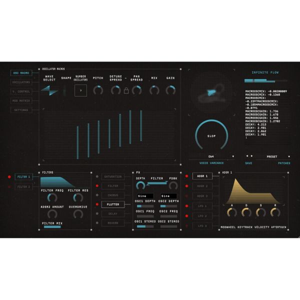 Silen Audio Infinite Flow - Synthesizer im Stil klassischer analoger Polysynths - Download