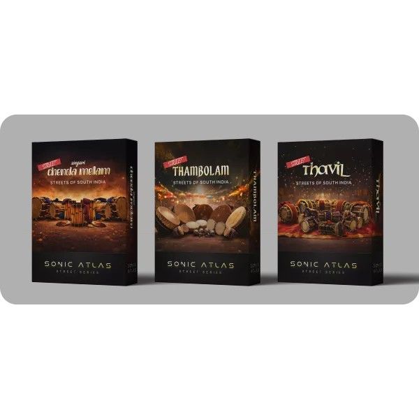 Pitch Innovations Rhythm of India — Complete Collection - neun spielbare indische Percussion-Kits für Sonic Atlas - Download