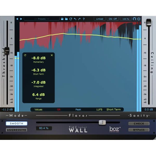 Boz The Wall 2 - Brickwall-Limiter für Mix und Mastering - Download