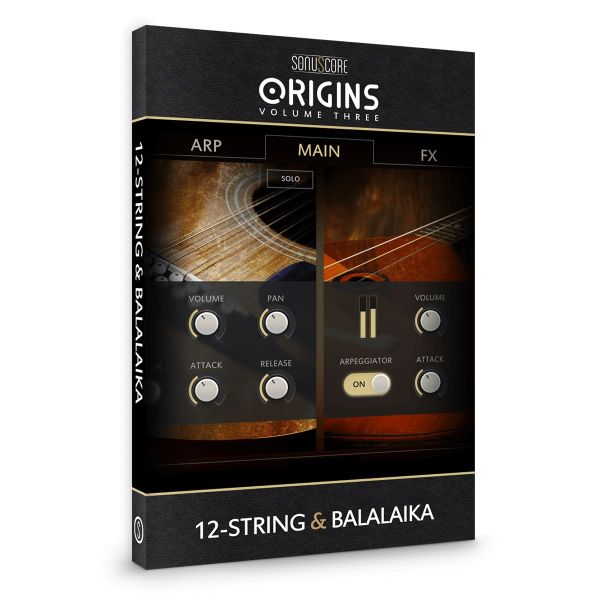 BOOM Library Sonuscore Origins Vol.3: 12-String & Balalaika - Arpeggio-Instrument mit 12-saitiger Gitarre und Balalaika - Download